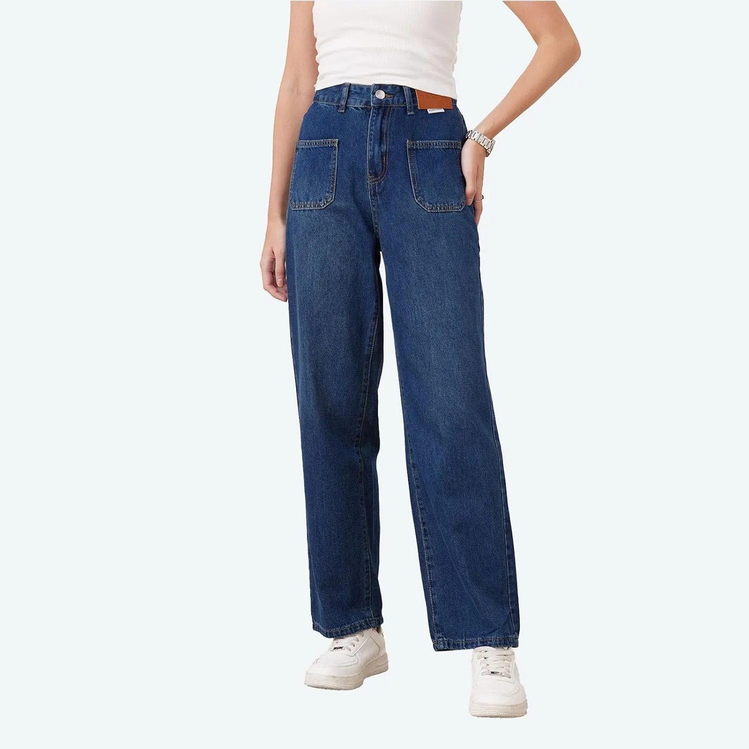 Wide Leg Jeans for Women Baggy Jeans for Woman High Waisted Loose Wide Leg Jean Womens Boyfriend Y2K Pants Trendy