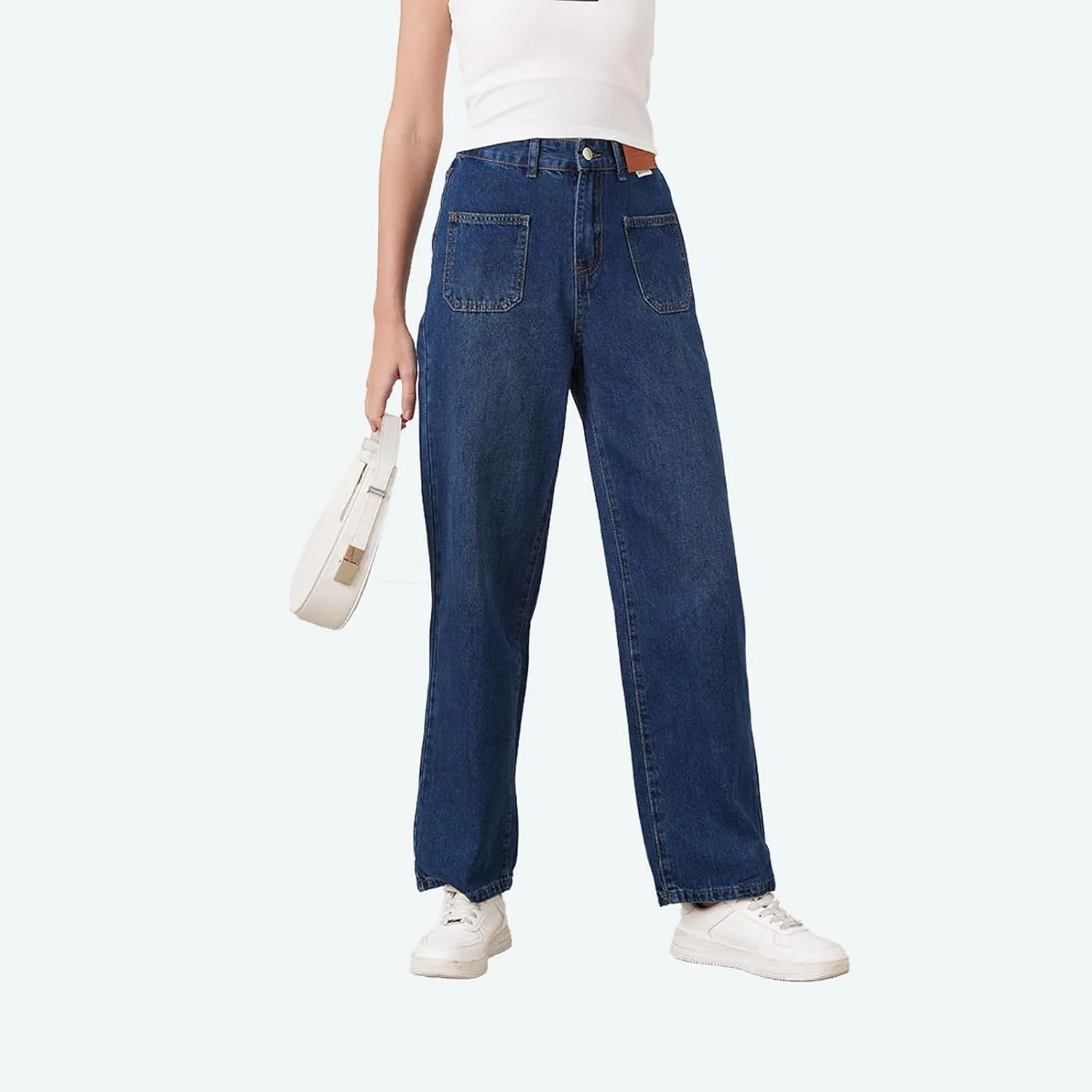 Wide Leg Jeans for Women Baggy Jeans for Woman High Waisted Loose Wide Leg Jean Womens Boyfriend Y2K Pants Trendy