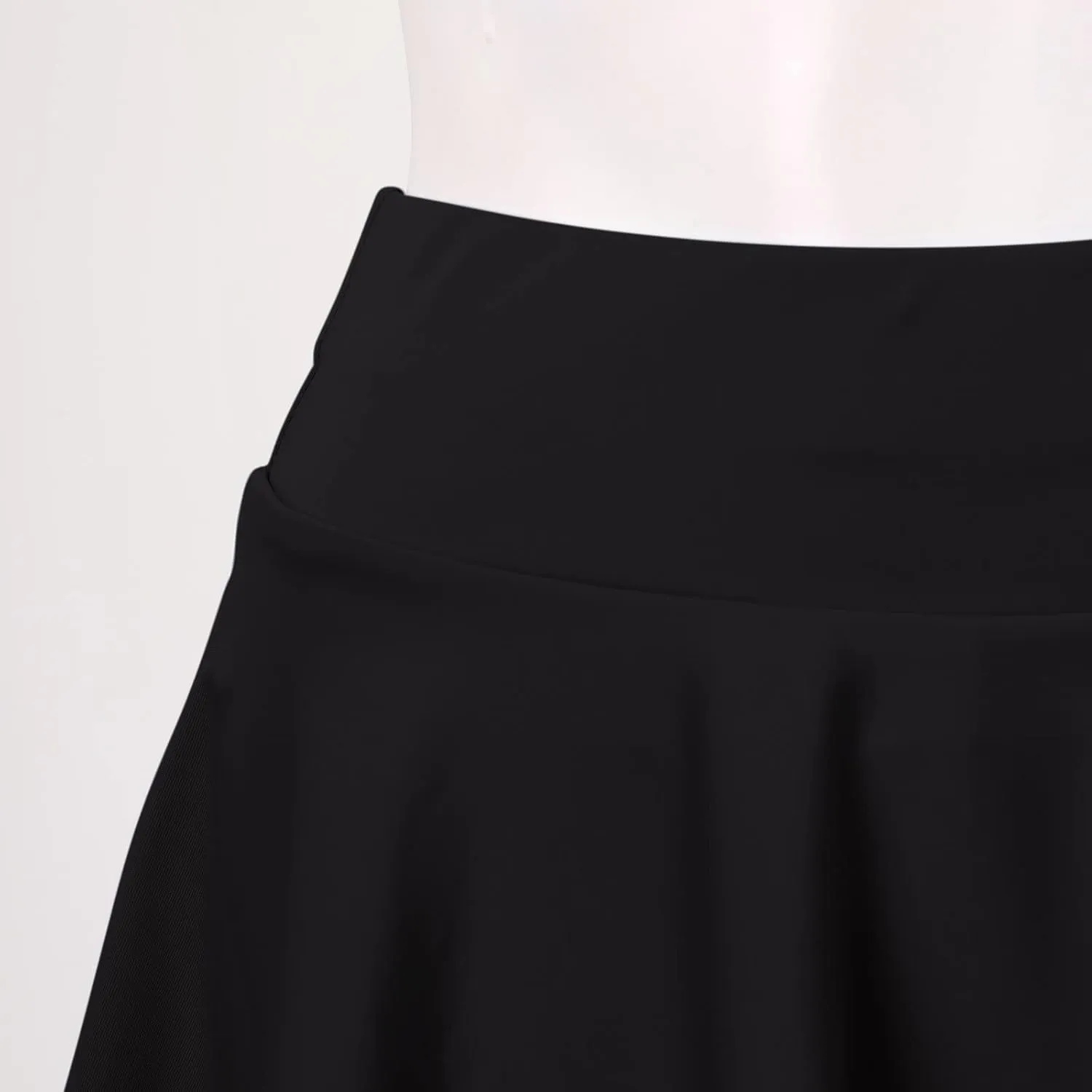Women Fashion Casual Short Style Solid Half Skirt Anti Glare Sun Skirt Pleated Pocket Skirts Bandage Skirt Mini