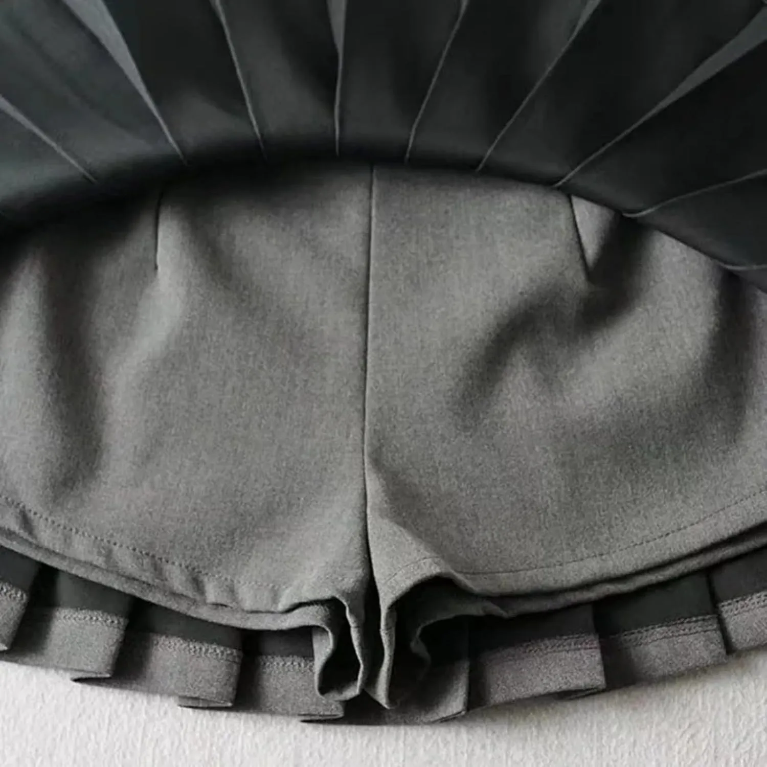Women Pleated Skirts High Waist Summer Mini Skirts Tennis White Black Dance Skirt