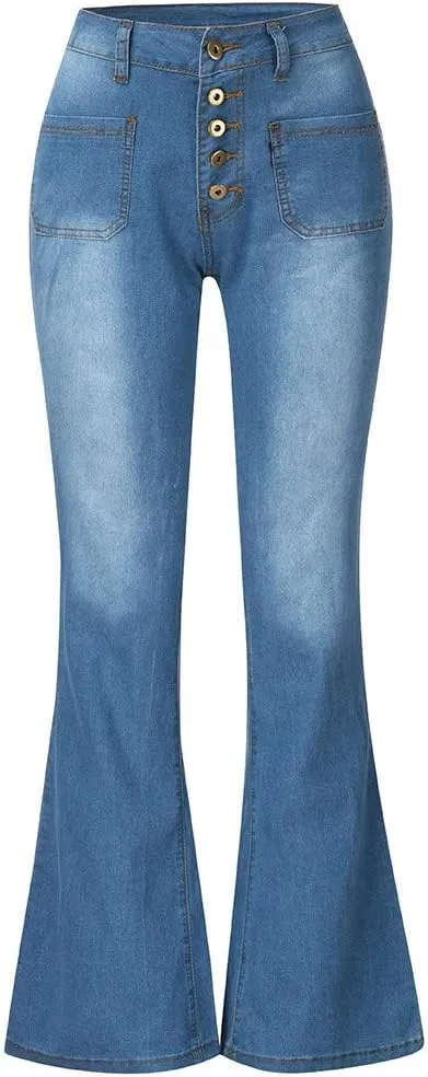 Women's 2024 Classic Skinny Jeans Stretchy High Waisted Tummy Control Jeans Denim Pants with Pockets