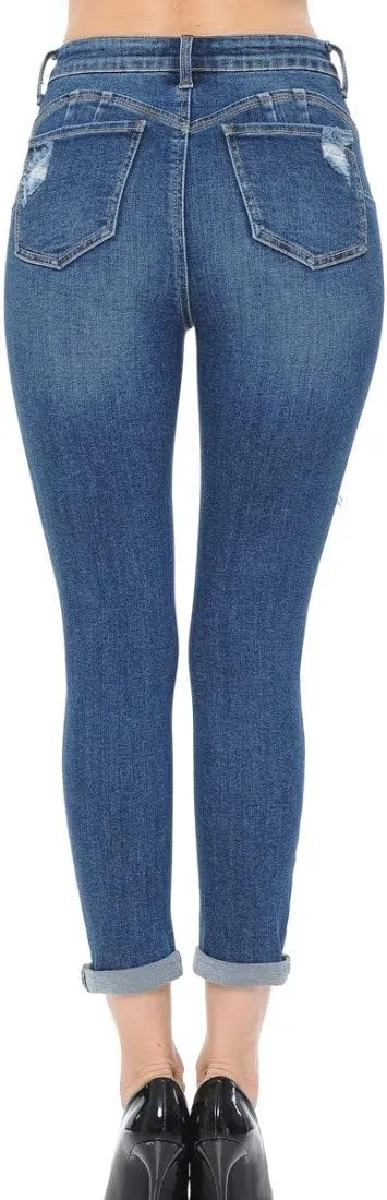 Womens Capri Jeans by Wax  Stretchy Denim, Plus Size, Mid-Rise Crop
