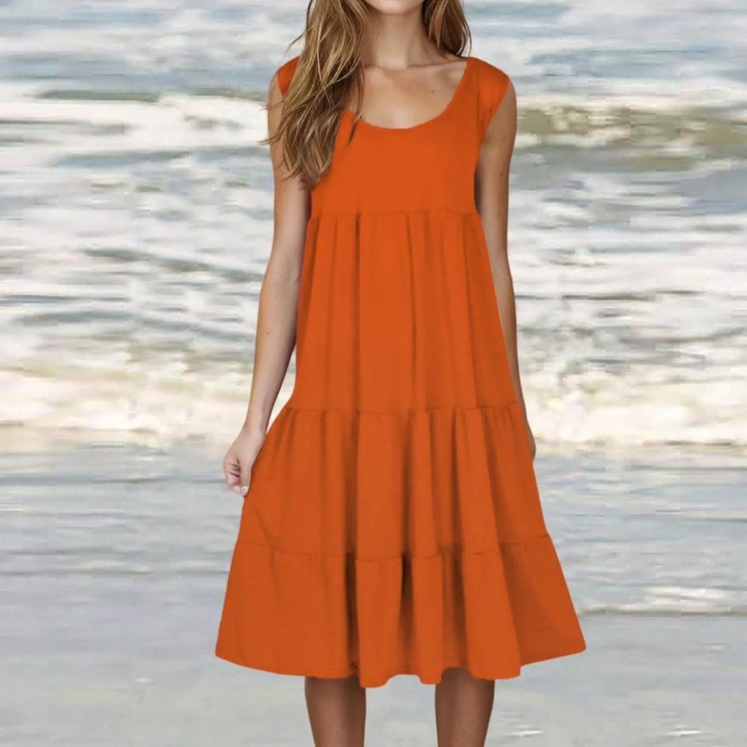 Womens Dress Swimsuit Coverup 2025 Vacation Beach Cover Ups Spaghetti Straps Bathing Suit Cover Up Sundress