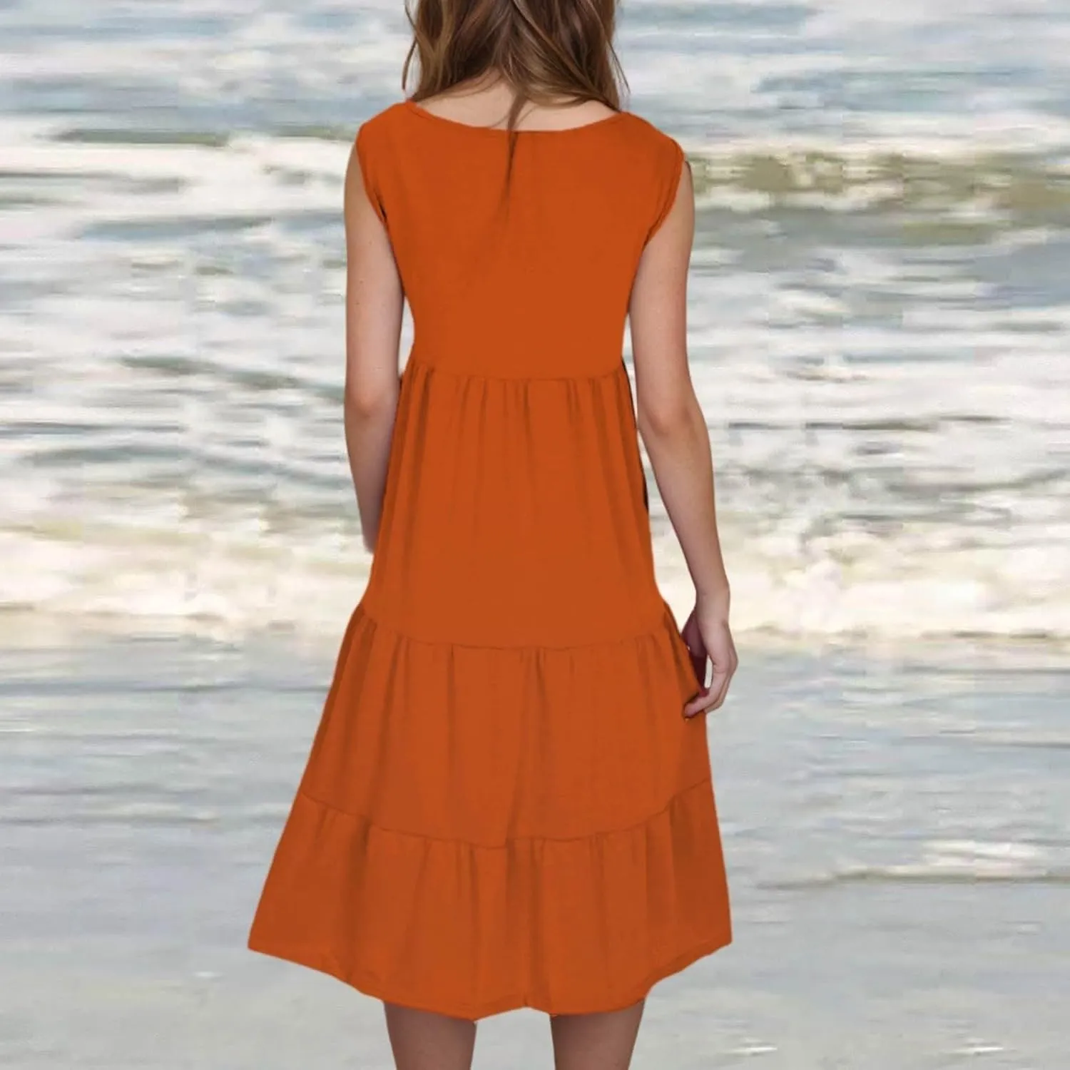 Womens Dress Swimsuit Coverup 2025 Vacation Beach Cover Ups Spaghetti Straps Bathing Suit Cover Up Sundress