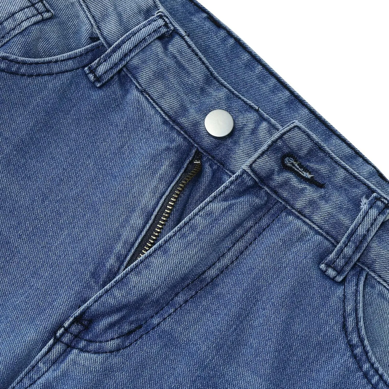 Women's High Waisted Jeans Waisted Trousers Jeans Lace Poket Denim Women's Jeans Casual Denim Pants Pants for Women