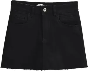 Womens Mini Denim Skirt with Pockets Y2k Streetwear Sexy High Waist Vintage Frayed Hem Jean Shorts Skirts