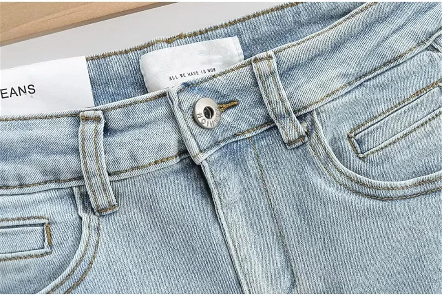 Womens Mini Denim Skirt with Pockets Y2k Streetwear Sexy High Waist Vintage Frayed Hem Jean Shorts Skirts