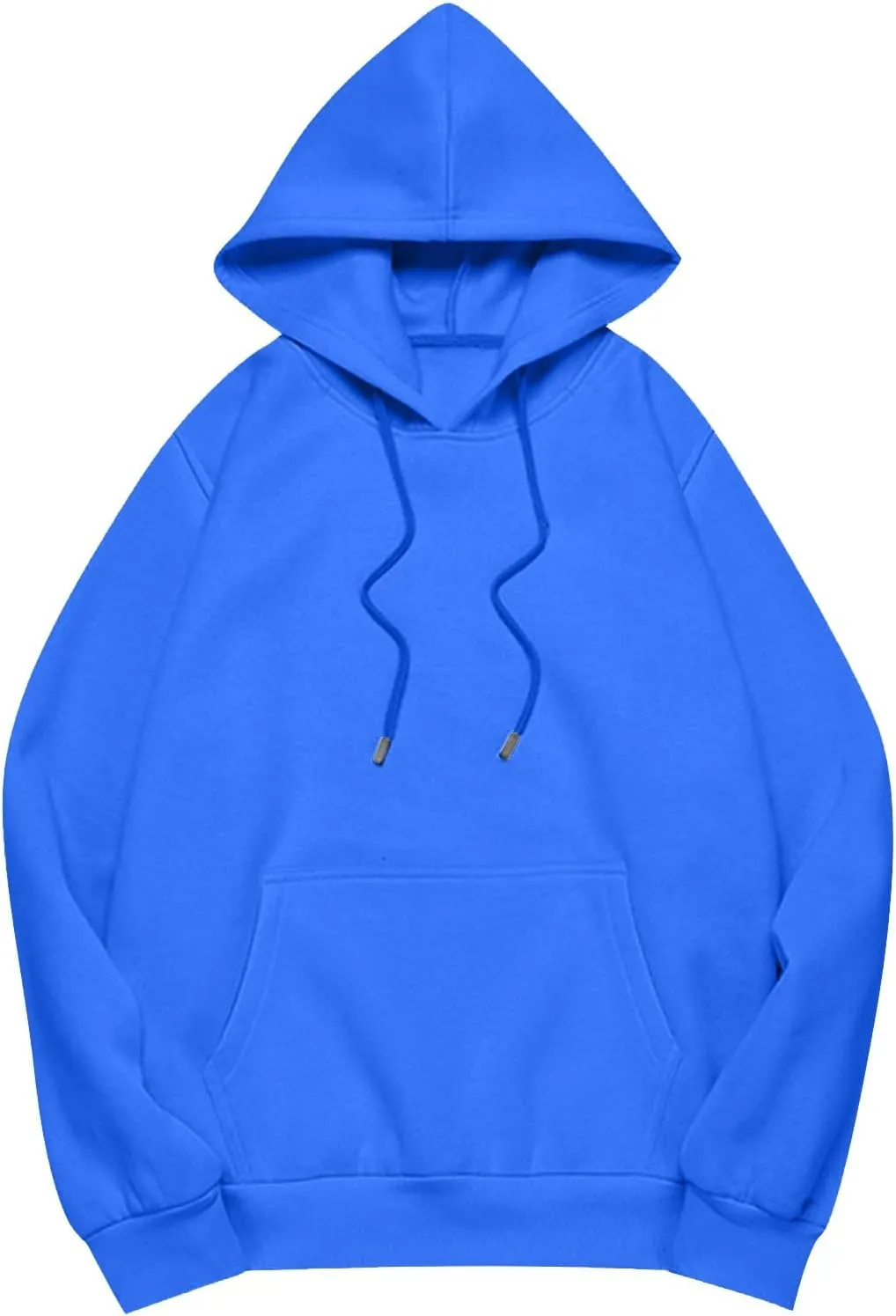 Womens Oversized Hoodie Sweatshirts Plus Size Drop Shoulder Y2K Hoodies Lightweight Drawstring Pullover with Pockets