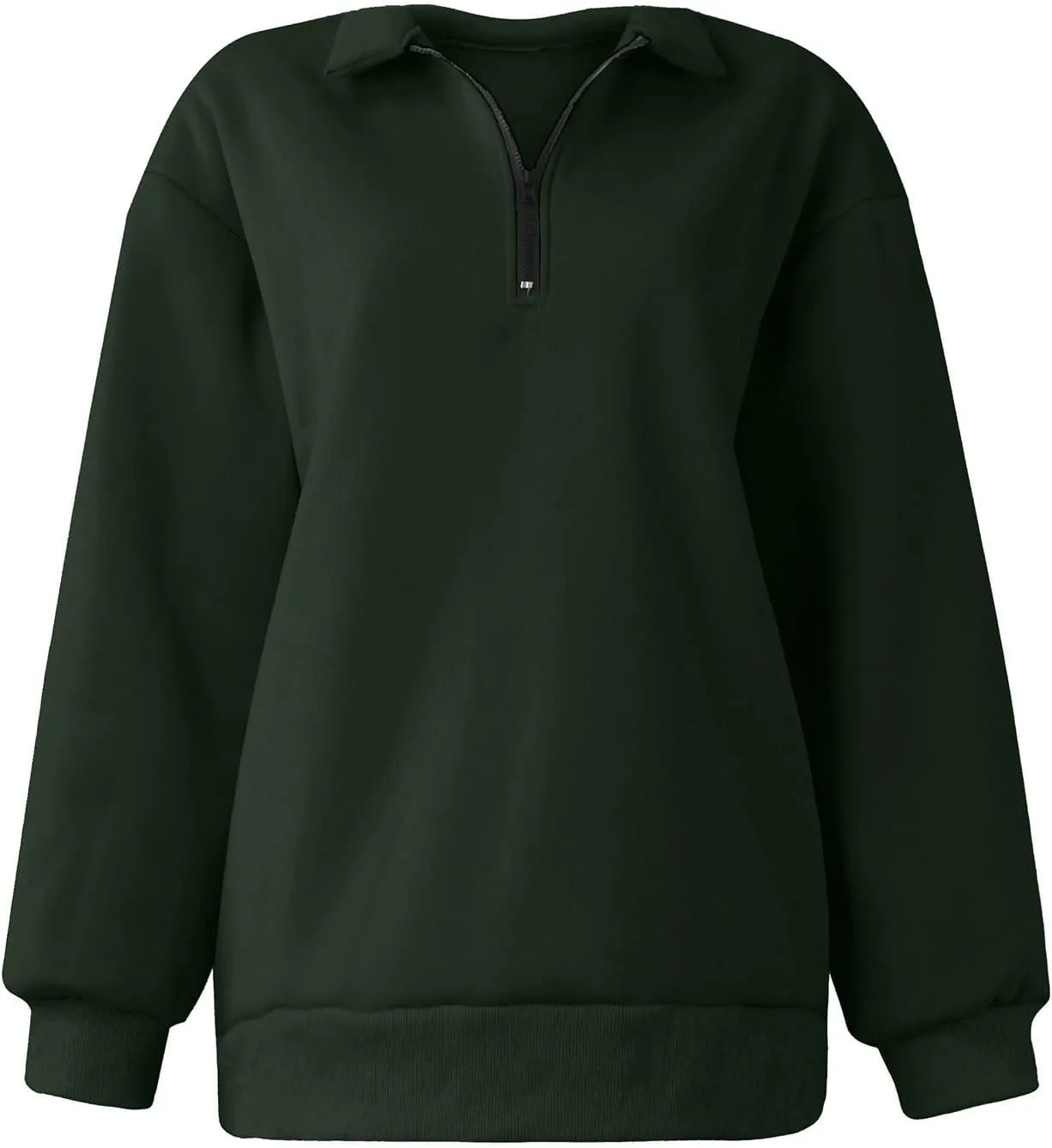 Womens Oversized Sweatshirts Hoodies Half Zip Long Sleeve Trendy Pullover Fall Fashion Outfits 2024 Y2k Clothes
