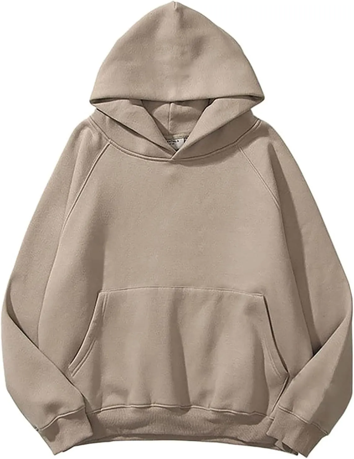 Womens Solid Basic Hoodies Fleece Hooded Sweatshirts Long Sleeve Shirts Pullover Fall Fashion Y2K Outfits Clothes Pocket