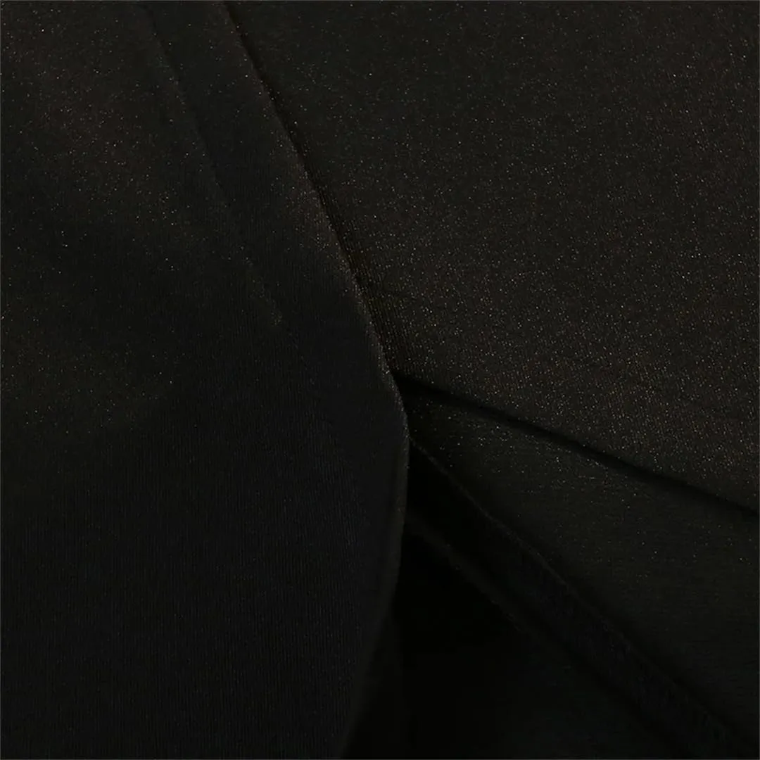 Womens Thicken Irregular Skirts Front Split Design Solid Color High Waist Office Skirts