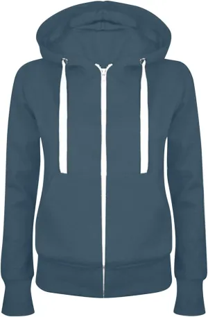 Zip Up Hoodie For Women Fall Outfits 2023 Fashion Fleece Hooded Sweatshirt Long Sleeve Lightweight Jacket With Pocket